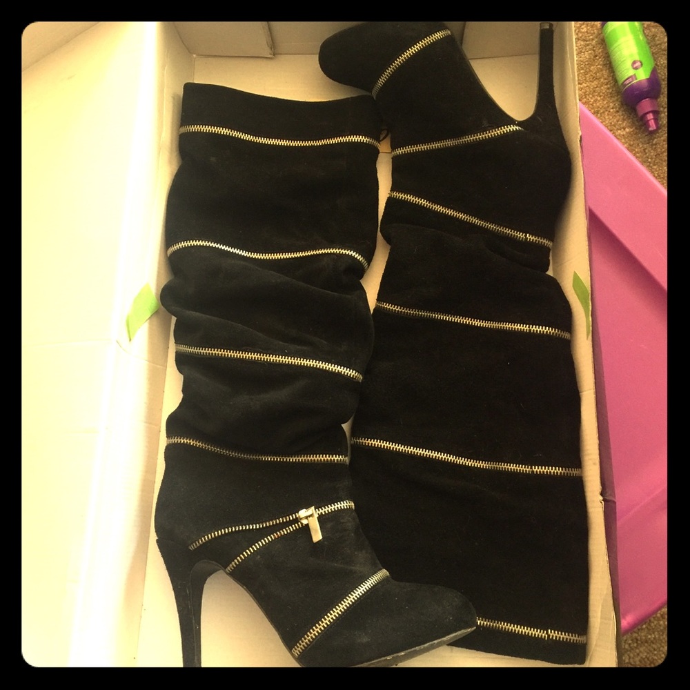 Colin Stuart knee high boots